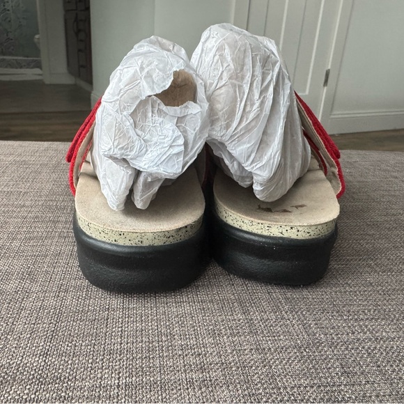 SAS Red Strappy Sandals - Picture 3 of 7